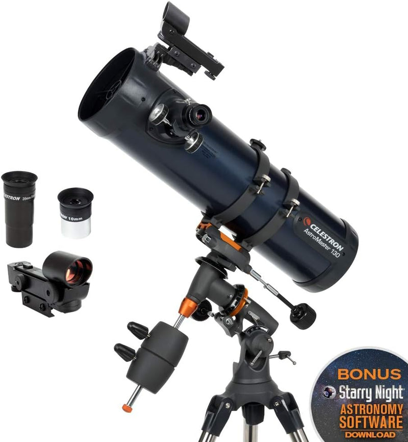 Celestron AstroMaster 130EQ Newtonian Telescope