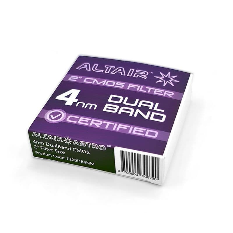 Altair DualBand ULTRA 4nm CERTIFIED CMOS Filter 2" w test report
