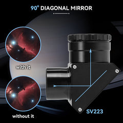 Svbony SV223 Diagonal 90-degree 2 inch Clicklock